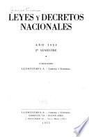 Leyes y decretos nacionales