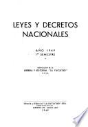 Leyes y decretos nacionales