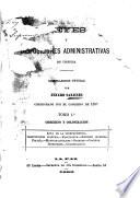Leyes y disposiciones administrativas en vijencia