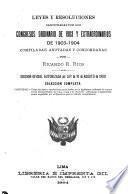 Leyes y resoluciones