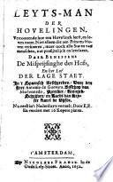 Leyts-man der hovelingen
