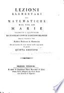 Lezioni elementari di matematiche