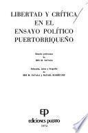 Libertad y crítica en el ensayo político puertorriqueño