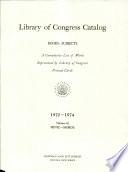 Library of Congress Catalog
