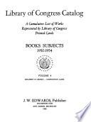 Library of Congress Catalogs