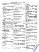 Library of Congress Catalogs