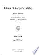 Library of Congress Catalogs