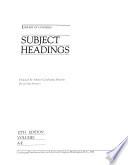 Library of Congress Subject Headings: A-E