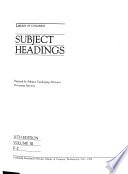 Library of Congress Subject Headings: F-O