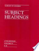 Library of Congress Subject Headings