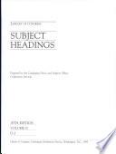 Library of Congress Subject Headings