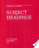 Library of Congress Subject Headings