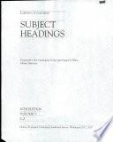 Library of Congress Subject Headings