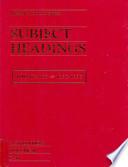 Library of Congress Subject Headings