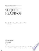 Library of Congress Subject Headings