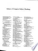 Library of Congress Subject Headings
