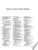 Library of Congress Subject Headings