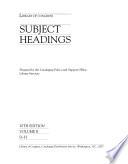 Library of Congress Subject Headings