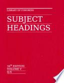 Library of Congress Subject Headings