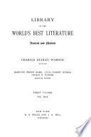 Library of the World's Best Literature, Ancient and Modern: Biographical dictionary