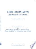 Libri coloniarum (Livres des colonies)