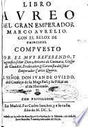 Libro aureo del gran emperador Marco Aurelio