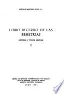 Libro becerro de las behetrías: Estudio y texto crítico
