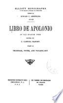 Libro de Apolonio, an Old Spanish Poem