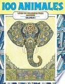 Libro de colorear para adultos - Volumen 2 - 100 animales