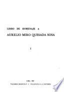 Libro de homenaje a Aurelio Miró Quesada Sosa