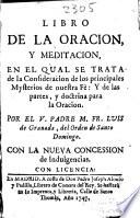 Libro de la oracion y meditacion