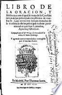 Libro De La Oracion, Y Meditacion