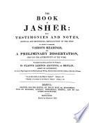 Libro de Las Generaciones (Ms. 17633, B.N. Madrid) ; And, The Book of Yashar (English Anonymous Translation)