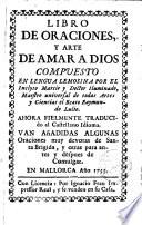 Libro de oraciones y arte de amar a Dios