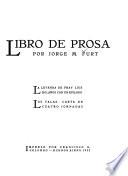 Libro de prosa