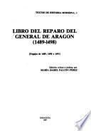 Libro del reparo del general de Aragón (1489-1498)