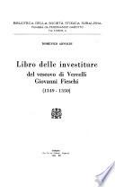 Libro delle investiture del vescovo di Vercelli, Giovanni Fieschi (1349-1350)