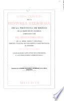 Libro tercero de la Historia religiosa de la prouincia de México de la Orden de Sto. Domingo