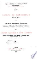 Libros de caballerías: pte. Ciclo de los palmerines. Extravagantes. Glosario. Variantes. Correcciones Indices