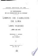 Libros de Cabildos de Lima