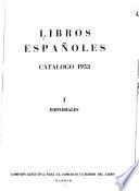 Libros españoles. Catálogo