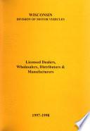 Licensed Dealers, Wholesalers, Distributors & Manufacturers