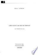 Liège dans l'œuvre de Simenon
