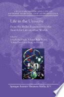 Life in the Universe