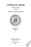 Linage Book of the Charter Members of the Daughters of the American Revolution (revised)