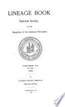 Lineage Book of the Charter Members of the Daughters of the American Revolution