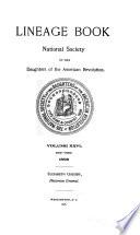 Lineage Book of the Charter Members of the Daughters of the American Revolution