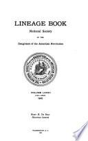 Lineage Book of the Charter Members of the Daughters of the American Revolution