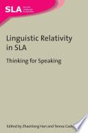 Linguistic Relativity in SLA