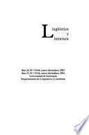 Lingüística y literatura